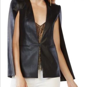 BCBGMAXAZRIA
Upas Faux Leather Cape